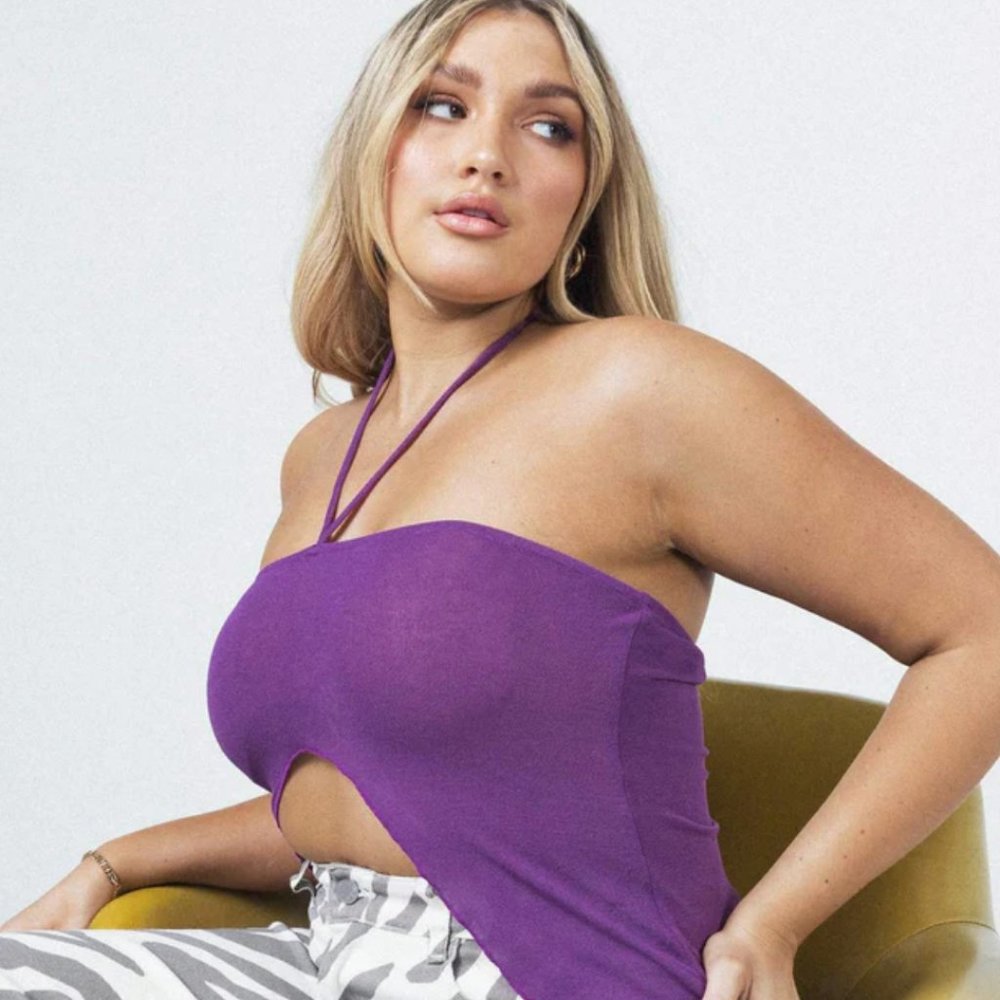 NWT Princess Polly Gabriel Top in Purple